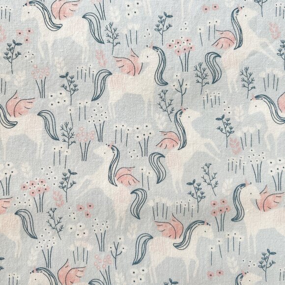 Dear Stella - Frolic - Unicorns - Ice - Fabric - *Pre-Washed - Picture 3 of 4